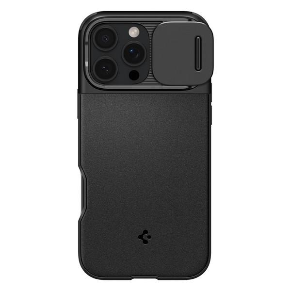 Etui do iPhone 16 Pro Max Spigen - MagSafe case pokrowiec plecki Czarne