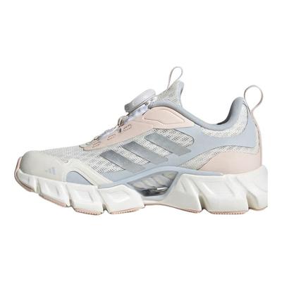 Climacool Ventania Ткань из синтетической кожи Мягкие Удобные Нескользящие Износостойкие Низкие Кроссовки для бега Детские Кроссовки для бега Белые Розовые JR5694