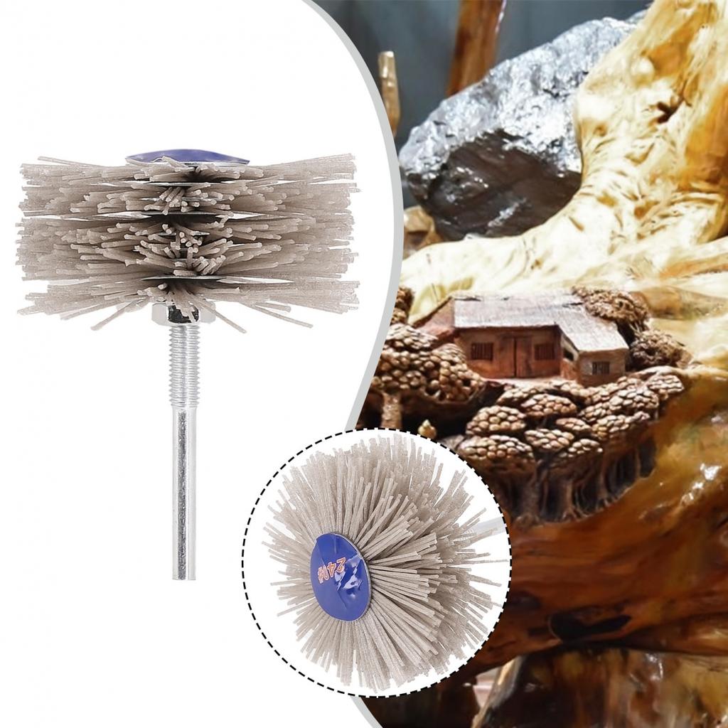 Абразивная нейлоновая круглая щетка 80-600 зернистости 80 мм шлифовка