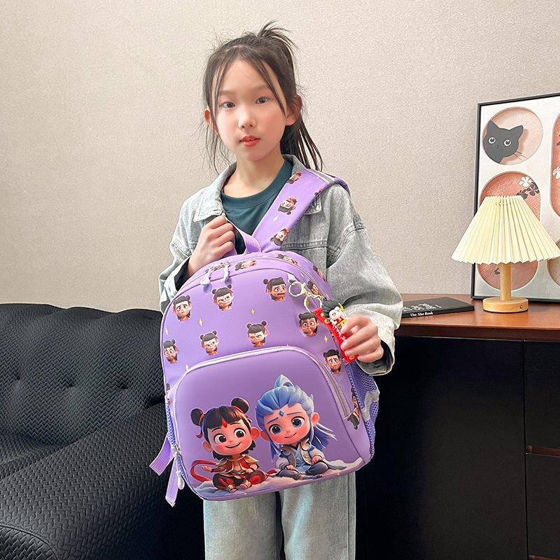 National Manga Cartoon Boys And Girls Backpack Fashion Large Capacity Primary School Bag Foreign Style Printing Children'S Backpack