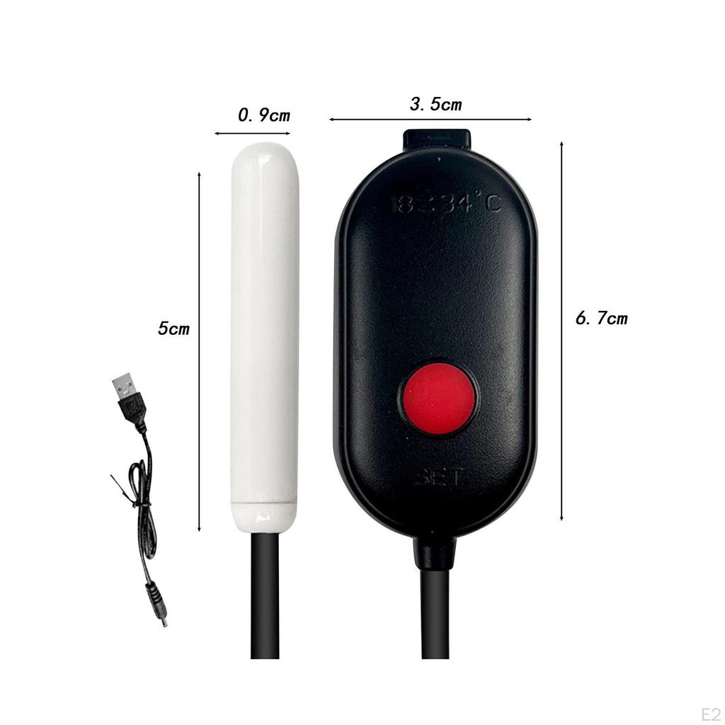 Нагреватель для небольшого аквариума, погружной термостат, регулируемый регулятор температуры, нагревательный стержень