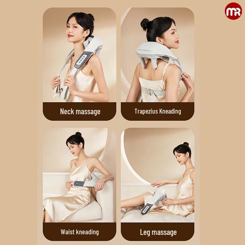 Morphyrichards Подушка-массажер для шеи и плеч, штекер CN (адаптер в комплекте)