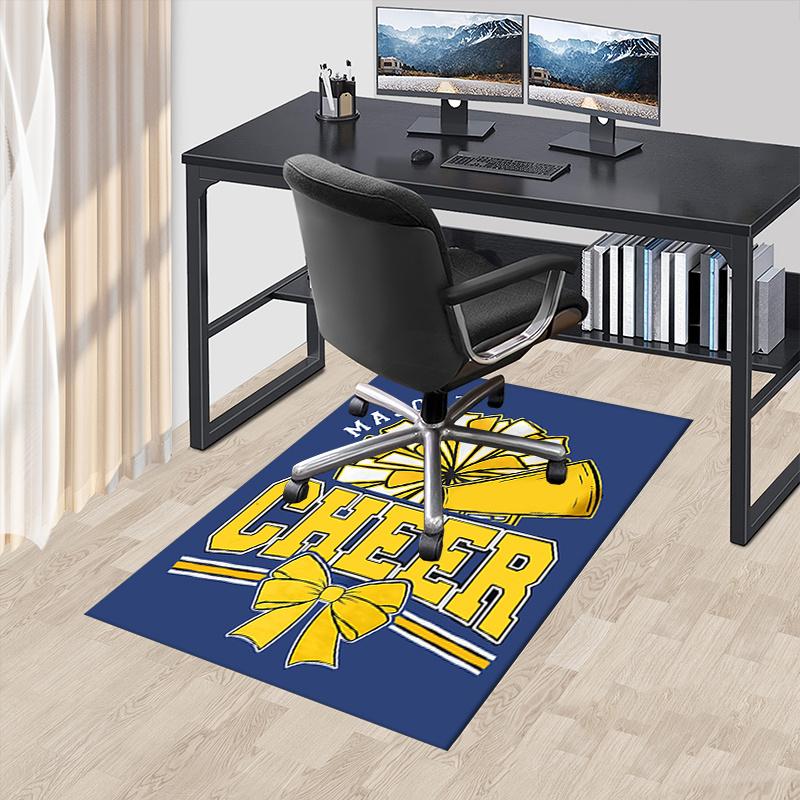 Mascot Cheer Chair Mat: Office Carpet, Oversized Rug for Home Decor, Sofa Mat, Desk Pad, Gift Idea for Any Room