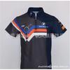 Unisex Off-Road Racing Polo Shirt Short Sleeve Turn-Down Collar Breathable Sport Tee Cycling Motorcross