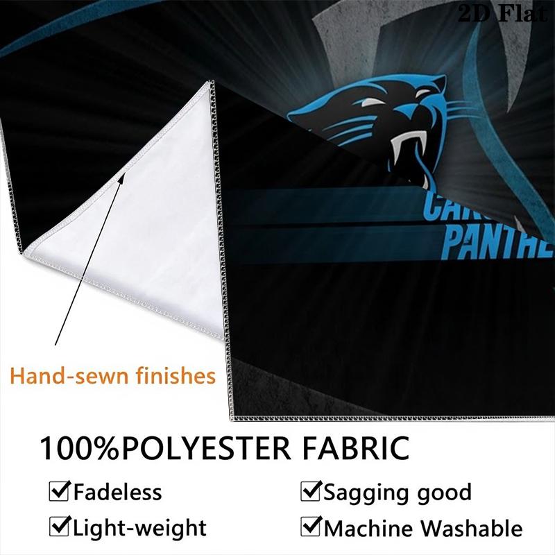 Carolina Panthers Wall Tapestry Aesthetic Wall Hanging Printed Fabric Blanket Decorative Tapestries for Bedroom Living Room Home Decor