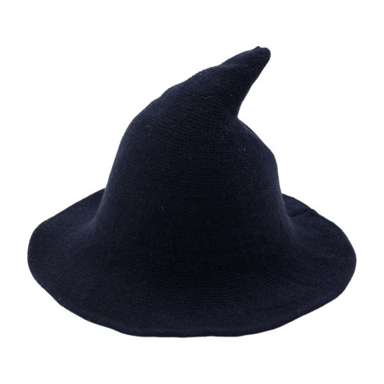 Шляпа ведьмы на Хэллоуин для женщин, фетровая шляпа волшебника с широкими полями, складная, остроконечная, для вечеринки, маскарада, косплея, аксессуар для костюма