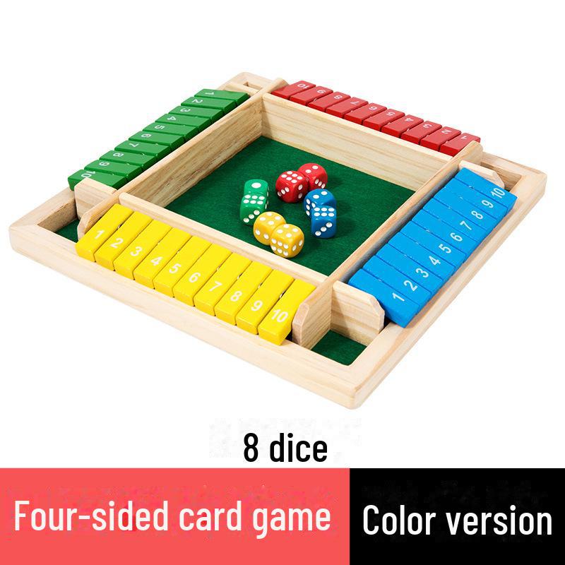 Four-Sided Flip: A Fun Family & Party Board Game for Kids and Adults