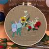 1 шт. Набор для вышивания «Сказка и цветы» для начинающих