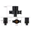 Universal Turbo Diverter Dump Blow Off Valve Dual Port With Horn For VW MK4 Golf Polo GTI 1.8T Saab Turbo