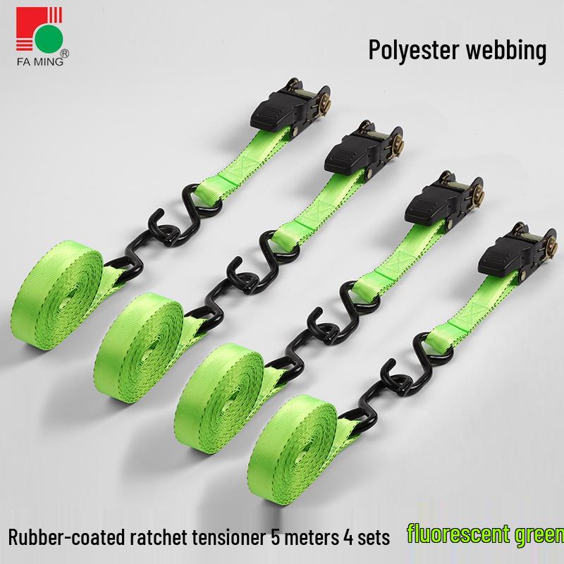 25-мм Полиэстеровые Ременные стяжки с трещоткой для багажа для самостоятельного вождения по бездорожью