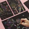 Детские DIY Игрушки для рисования 16*23 см Волшебные Скретч-Арт Поделки Соскабливание Картины Бумага Детская Скретч-бумага Подарки для Детей