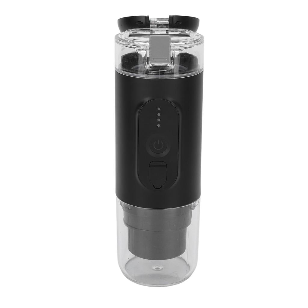 Portable Coffee Maker Travel Coffee Machine Compatible with Capsule and Ground USB Charging for
