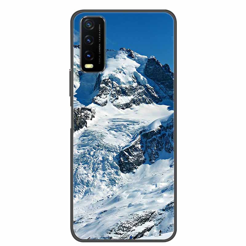 Чехол для Vivo Y20 Мраморный Мягкий Силиконовый Задний Чехол для Vivo Y20S Y20 S Y 20i Чехол для Телефона для Vivo V2027 Y20i Coque Funda Сумка