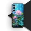 Чехол для телефона «Цветок лотоса Будды» со светом для Samsung Galaxy S24 S25 S23 FE Ultra Plus S7 Edge S25+ S23+ A56 5G Защитная крышка