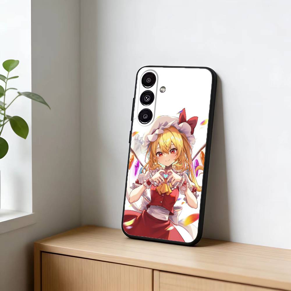 T-TouHou Project Flandre Phone Case For Samsung Galaxy A20,21s,22,31,32,52,53,72,73,80,91 Soft Black Shell