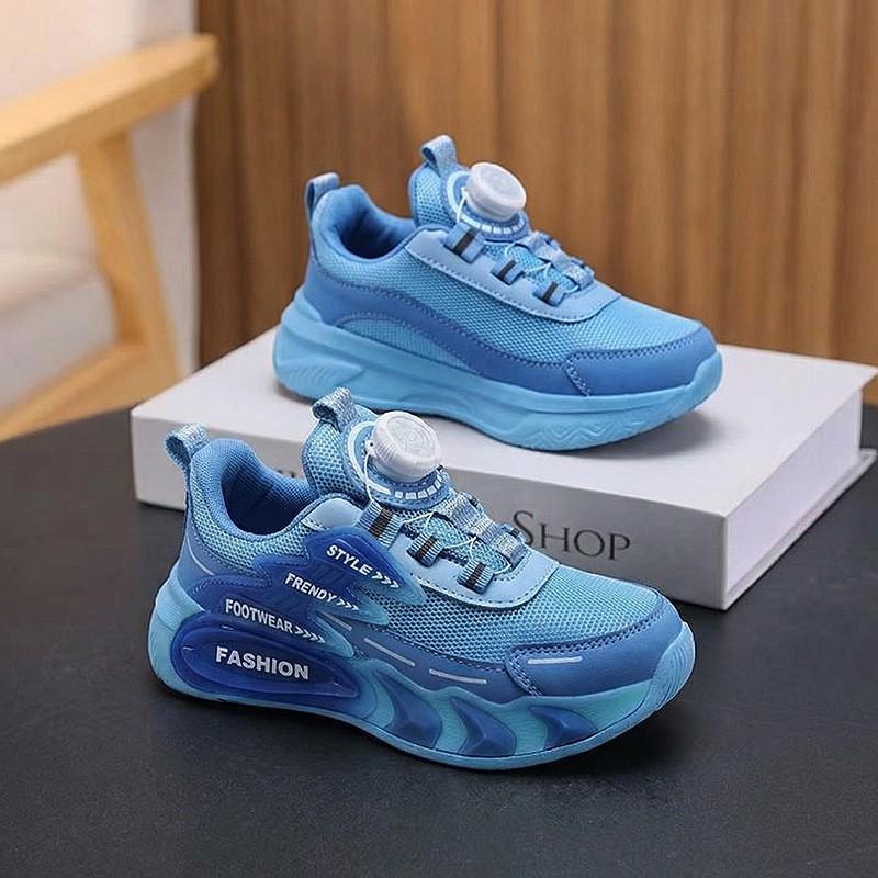 Youth style shoes Boys Lightweight Breathable Mesh Running Shoes Kids Outdoor Indoor Sports Slip-On Style