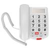 LD‑265CID проводной телефон с большими кнопками, набор номера одним нажатием, функция громкой связи, определитель номера для людей с нарушениями слуха