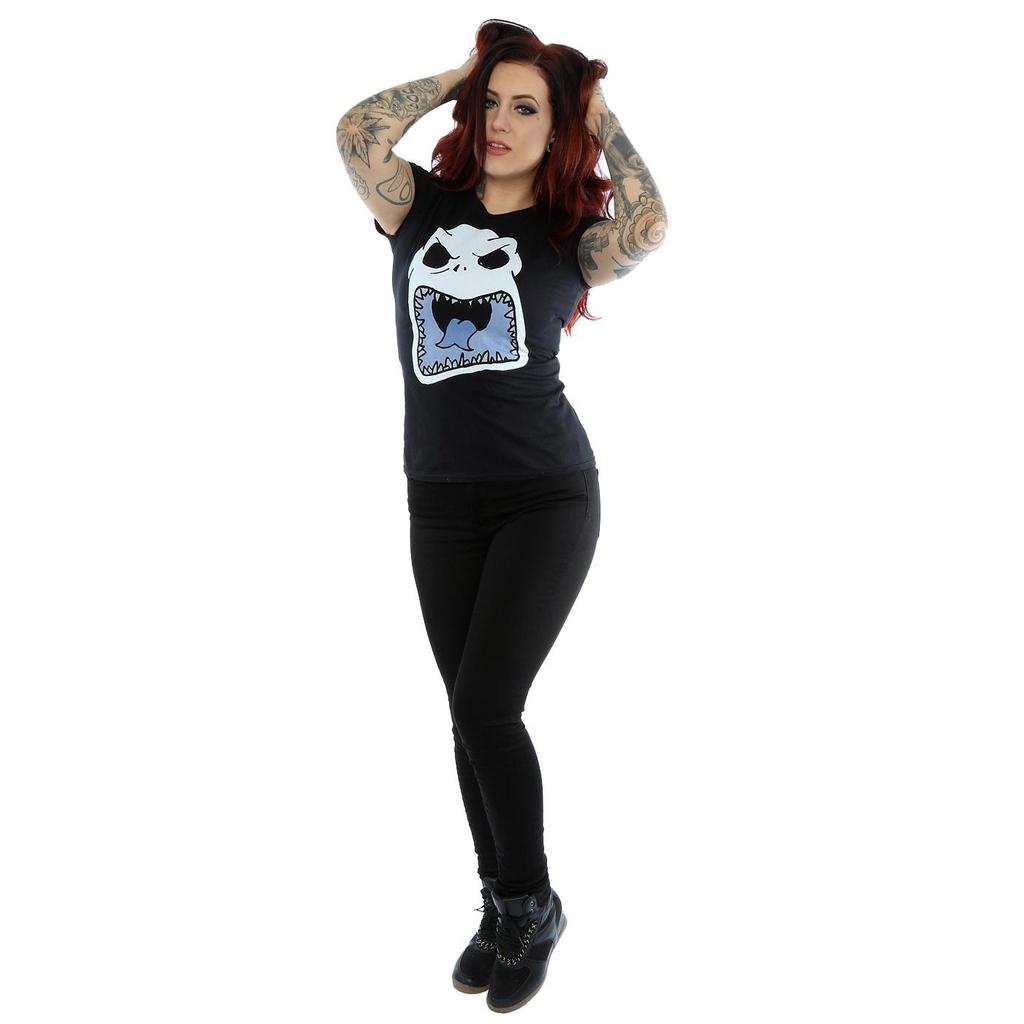 Disney Womens/Ladies Nightmare Before Christmas Jack Skellington Scary Face Cotton T-Shirt