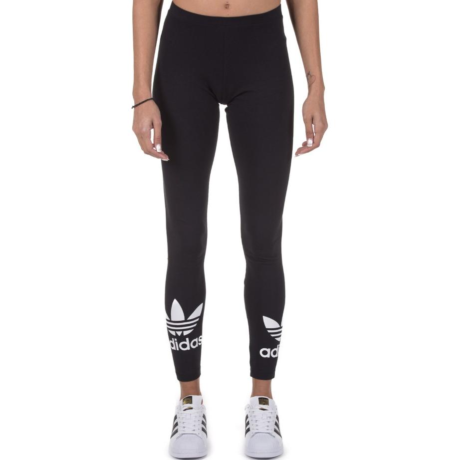 adidas Оригинальные спортивные штаны женские черные средние AJ8153