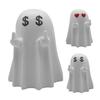Хэллоуин Фигурка Призрака Средний Палец Украшение Призрак Смола Показать Палец Статуэтка Призрака для Стола Дома Офиса Ванной