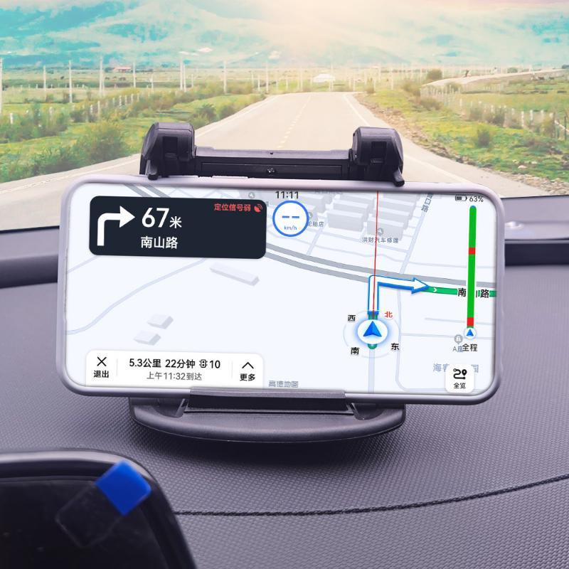 Автомобильный держатель для телефона, поворот на 360 градусов, подставка для телефона на приборной панели, держатель для мобильного телефона с GPS, автомобильные аксессуары LM