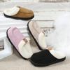 Mao Mao Slippers Bag Head Home Mark Shoes Warm Outer Wear Fleece Non-slip Thickened Outer Wear Cotton Slippers