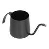 Coffee Pot Stainless Steel Long Narrow Spout Gooseneck Uncoated Tea Pot for Home Black