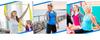 Zestaw 5 Gum Taśma Do Ćwiczeń Treningu Rehabilitacyjna Fitness Flat Band 2M