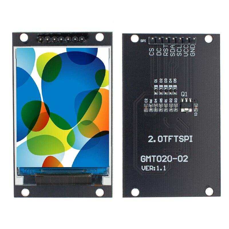 TFT-дисплей 0,96/1,3/1,44/1,77/1,8/2,4/2,8 дюйма IPS 7P SPI HD 65K TFT полноцветный ЖК-модуль ST7735 Drive IC 80*160 для Arduino