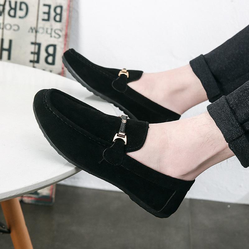 Doudou Shoes Men's Spring and Autumn New Shoes Men's Casual Shoes Versatile Trend Korean Version One-pedal Lazy Shoes Men's Doudou Shoes