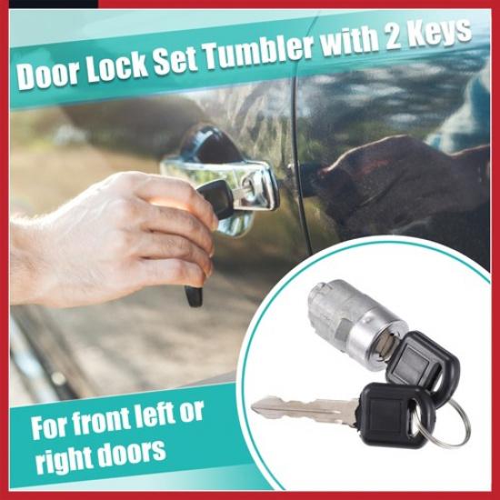 Цилиндр замка двери с 2 ключами № 15298924 для Chevrolet Silverado Suburban