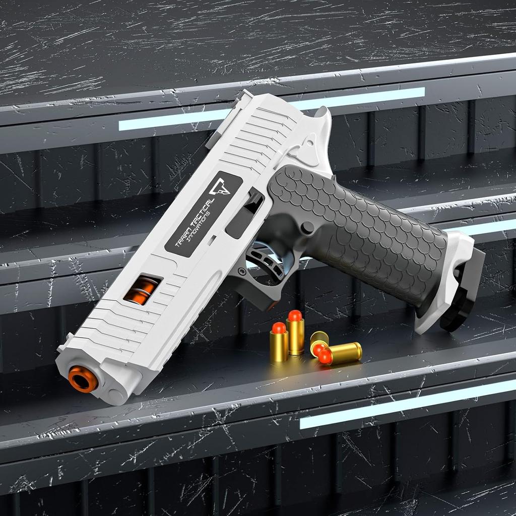 2011 Pistol Automatic Continuous Firing Decompression Gun Shell Ejection Empty Hanging Desert Eagle Toy Gun Boys Gift