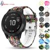 Силиконовый ремешок для часов Garmin Fenix 5 6 Pro Instinct, сменный ремешок для запястья, быстросъемный для Garmin Forerunner 935 945