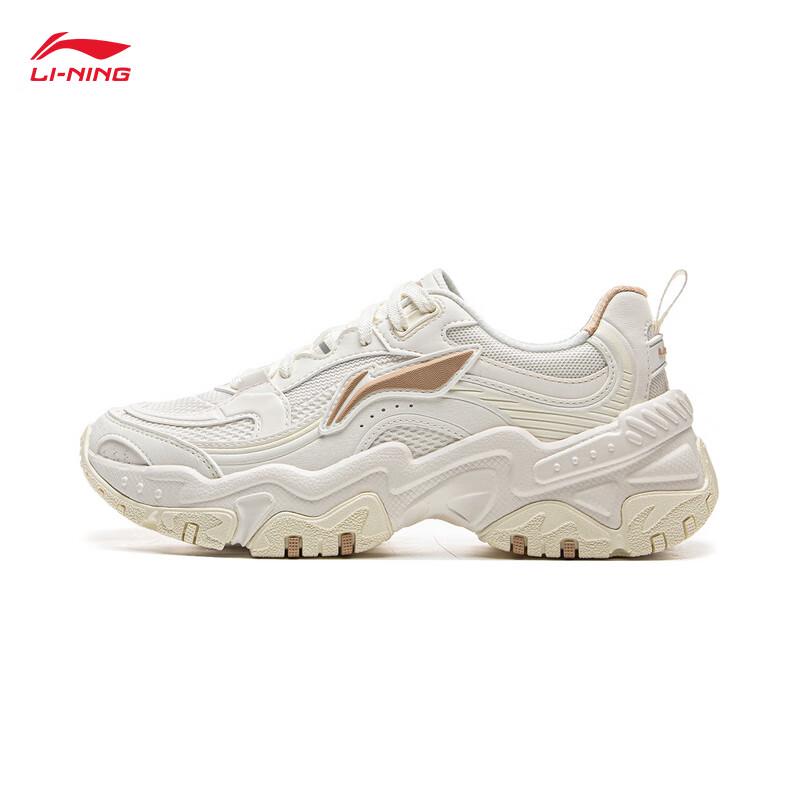 Li-Ning Женские ударопоглощающие светоотражающие повседневные туфли Hongtang