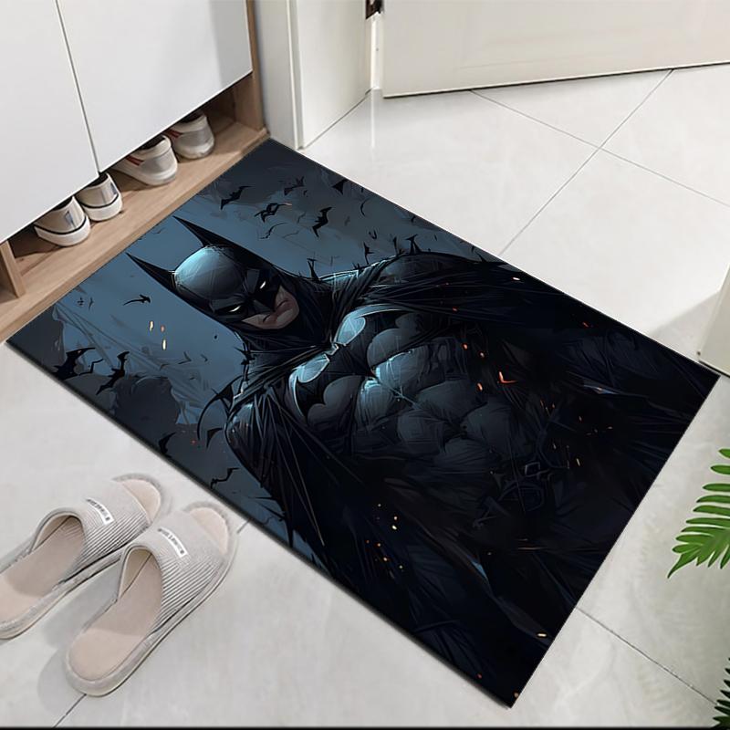Batman Printed Carpet, for Office Chair Living Room Bedroom Kitchen Room Decor Gifts.
