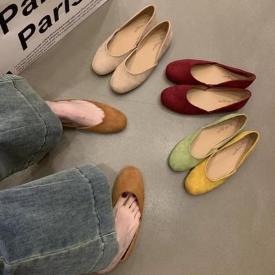 Bailamos женские квадратные носы винтажные балетки мягкие лоферы удобные кожаные балетки для женщин туфли Mujer женская обувь