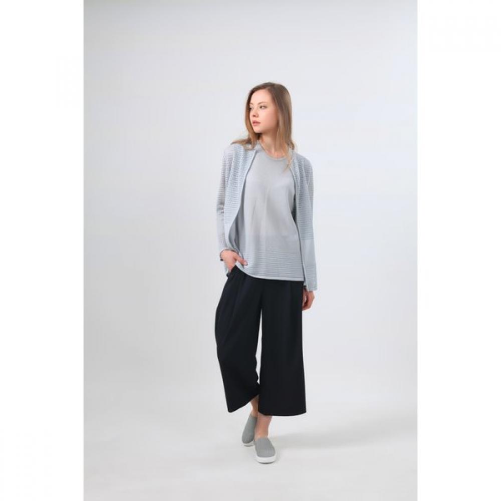 Furina Linen Zip Up Jacket Eyelet Stitch Italy