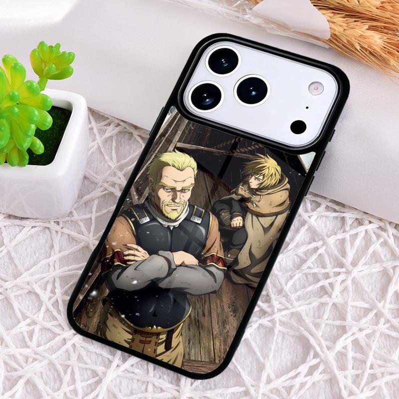 Ударопрочный чехол для телефона Vinland Saga для iPhone 17 Air 16e 15 11 12 14 13 Pro Max Чехол Coque