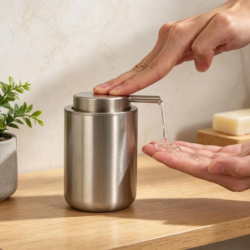 Easy To Press Liquid Hand Soap Dispenser Refillable Lotion Dispenser Pump Bottle For Daily Use