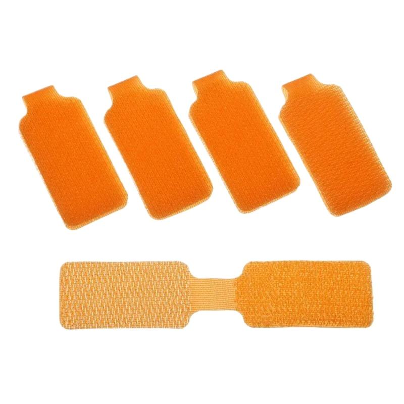 1-100pcs Reusable Waterproof Cable Labels Color-Coded Organizer Straps Data Charger Cords Management Home Office Travel