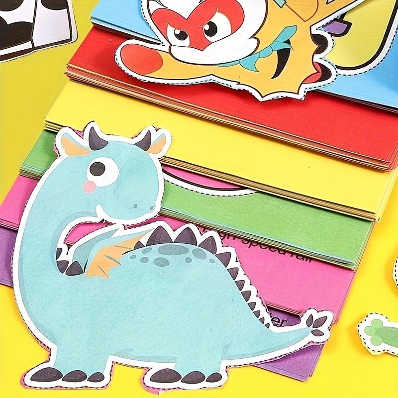 Безопасные ножницы для малышей, детей - Пластиковые, двухцветные тренировочные ножницы для дошкольников, для резки бумаги(90 шт.) Набор для принадлежностей для бумажного творчества