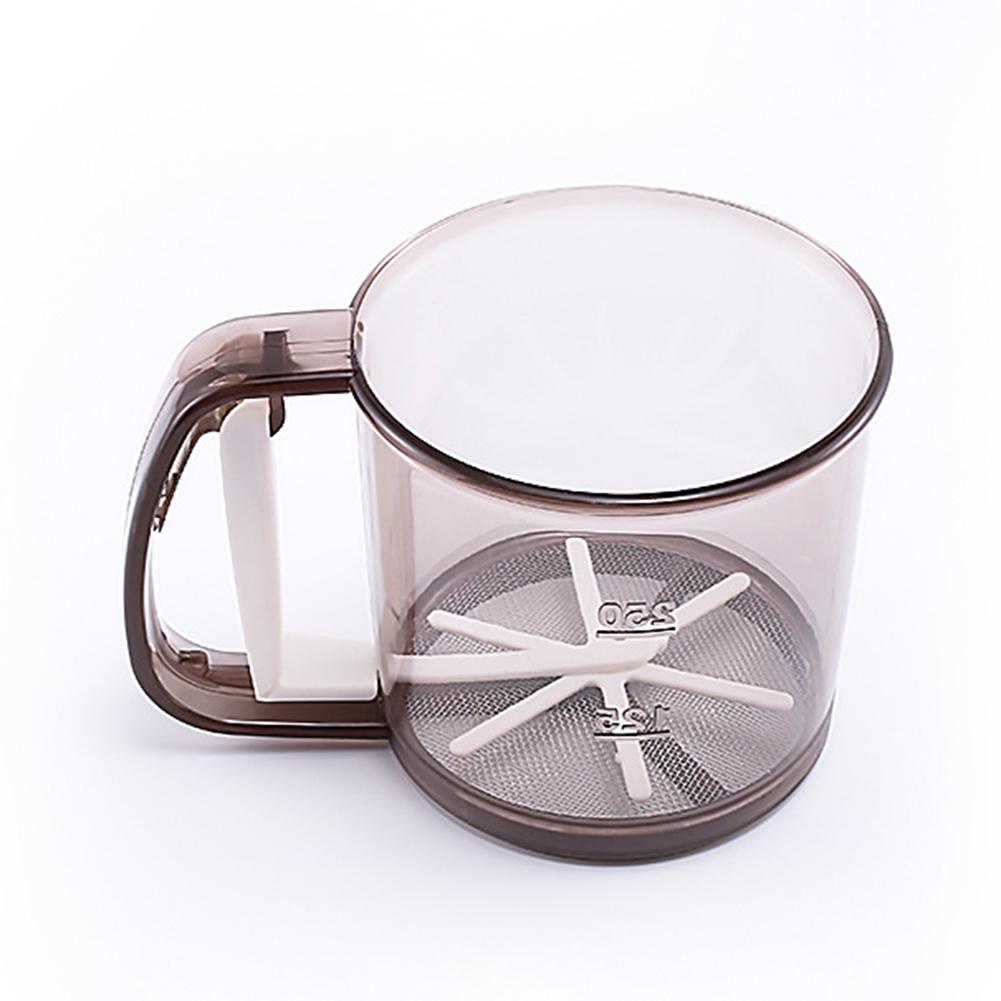 Ручная чашка-сито для просеивания муки, сетчатый просеиватель, дуршлаг, кухонный гаджет, инструмент KTY