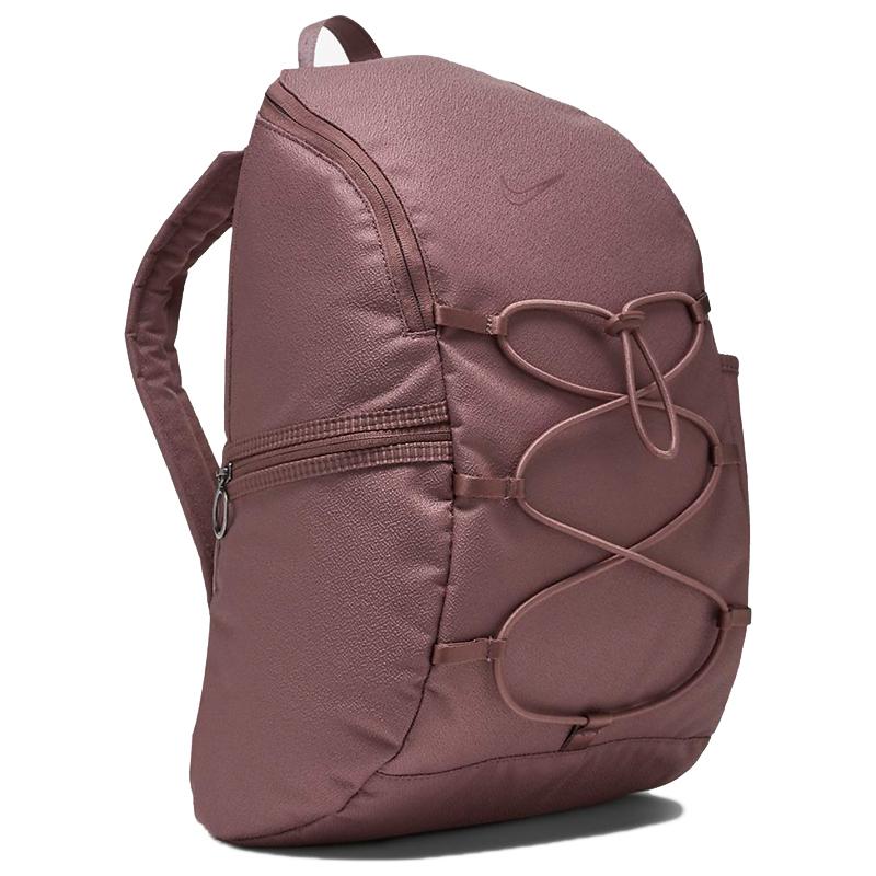 Nike Polyester Backpack Regular Unisex Smoky Purple Red Casual CV0067-298