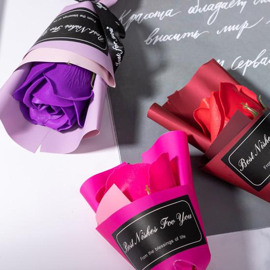 Мини букет из вечных роз Искусственный диффузор Мыльная роза Цветочный букет для мамы Женщинам на день рождения День святого Валентина Домашний декор для интерьера автомобиля