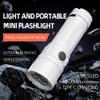 Portable Mini LED Flashlight Rechargeable LED Light High Clear Floodlight Lightweight Type C Charging Super Bright Mini