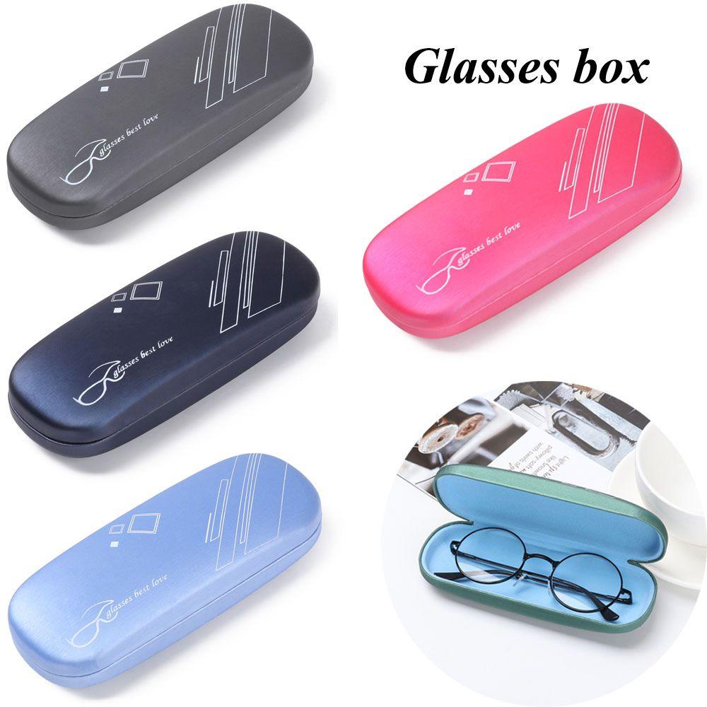 Simple Fashion Leather PU Myopia Glasses Box Eyewear Protector Glasses Case Reading Eyewear Case