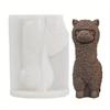 Silicone Alpaca Molds Epoxy Resin Mold Animal Scented Candle Silicone Mold Cute for Birthday