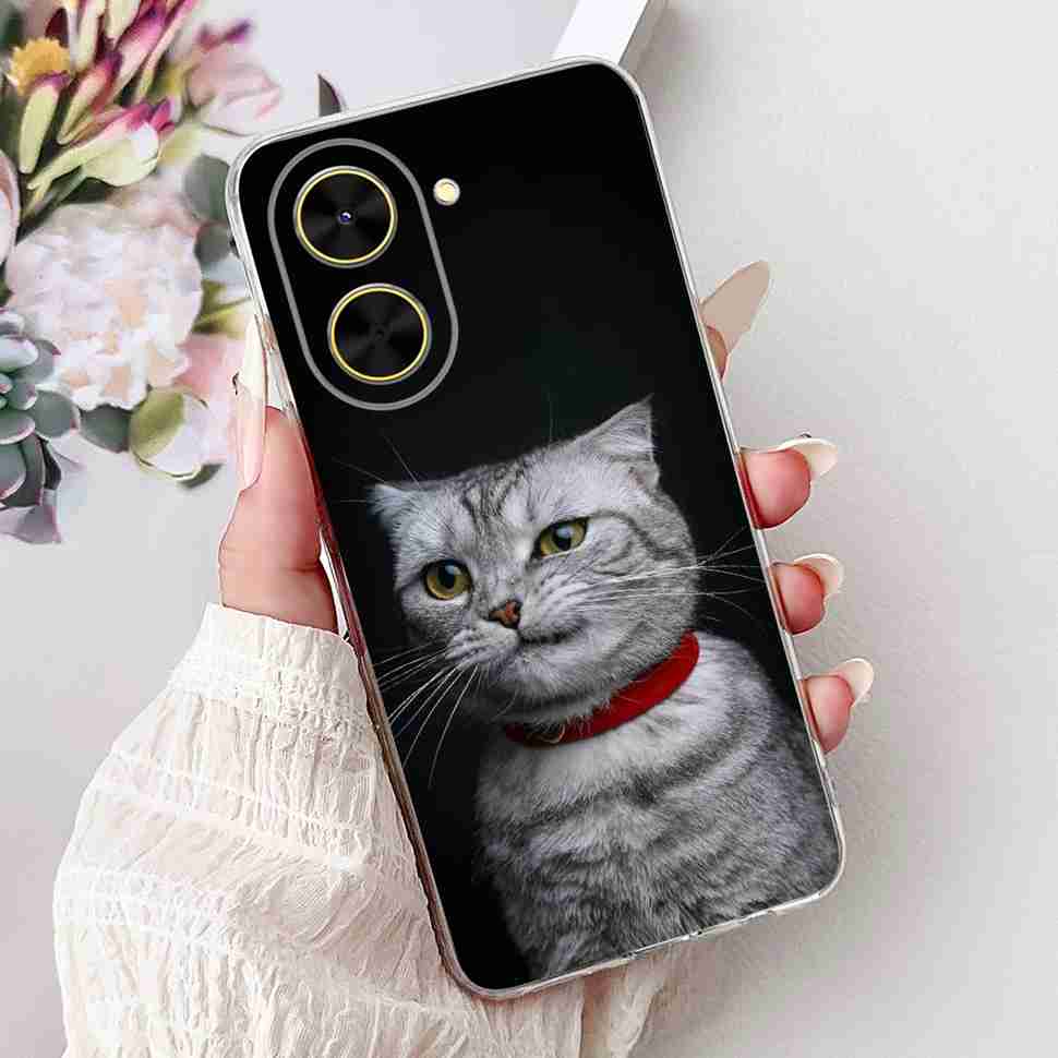 For Xiaomi Redmi A5 NFC Casing Pink Pattern Cover Soft Silicone Phone Case For Redmi A5 RedmiA5 NFC A5NFC 5G Protectors Bumper