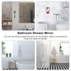 Large Fogless Shower Mirror Acrylic Shaving Mirror Bathroom Accessories with Hook