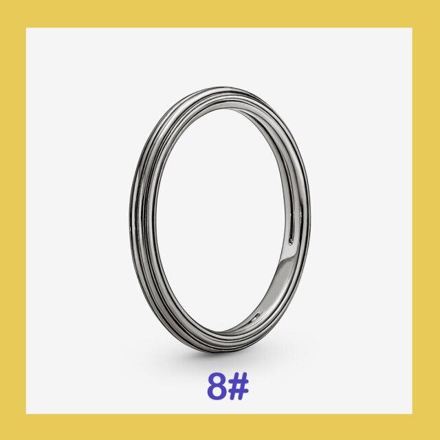 925 стерлингового серебра New Me кольцо бусина круглый соединитель шарм двойной Fit Me звено цепи жемчуг браслет ювелирные изделия